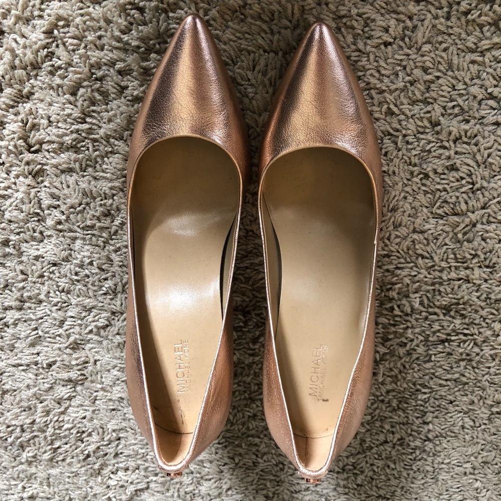 Michael Kors Shiny Pink Heels